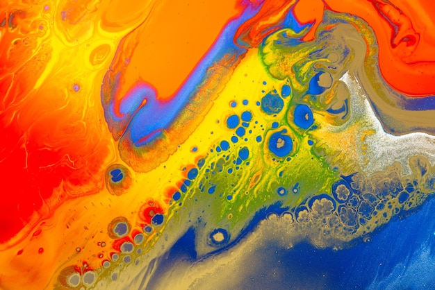 Acrylic Pour Color Liquid marble abstract surfaces Design