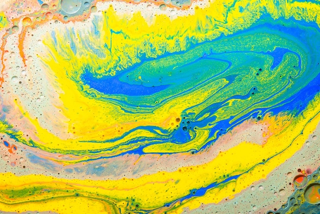 Acrylic pour color liquid marble abstract surfaces design