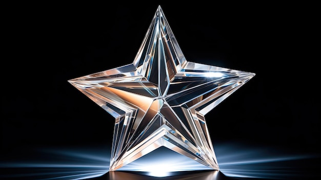 Acrylic star bevel