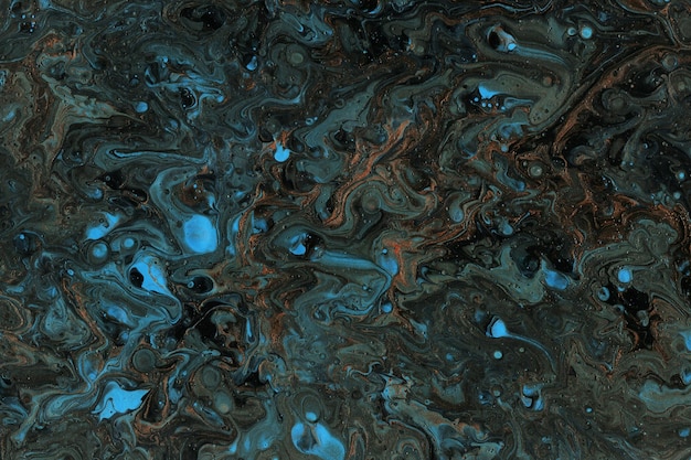 Acrylic texture made in fluid pour technique