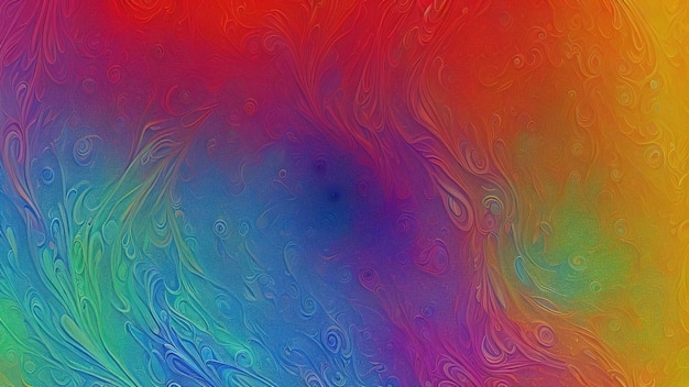Acrylkleuren en inkt in water Verf op een zwarte achtergrond