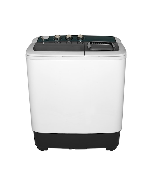 Activator wasmachine op een witte achtergrond twee beeldposities