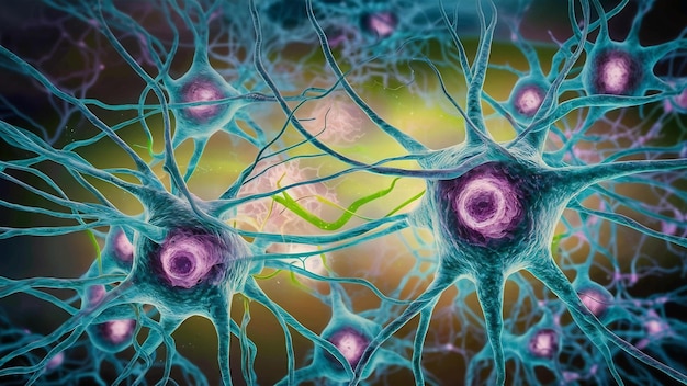 Active nerve cells