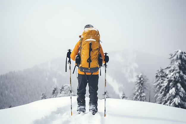 Activiteiten in de sneeuw in de winter