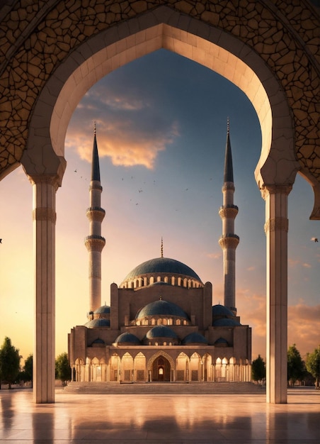 Adana central mosque in modern ultra realistic 8k resolution