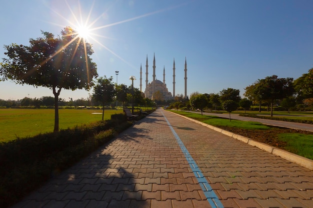 Adana sabanci mosque and park