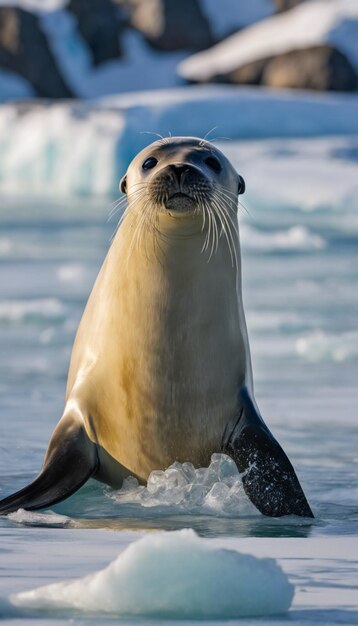 Приспособляющиеся тюлени - охранники прибрежных вод