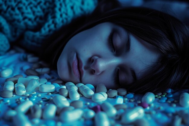 Addiction to sleeping pills Generate ai