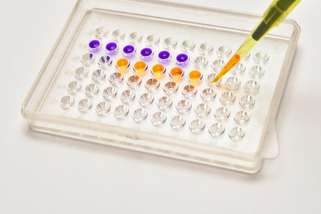 Adding a biological sample pipette