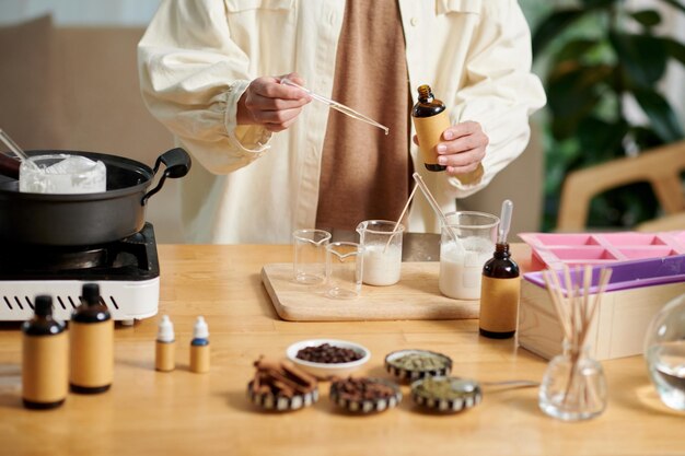 Adding Essential Oil in Soap Base