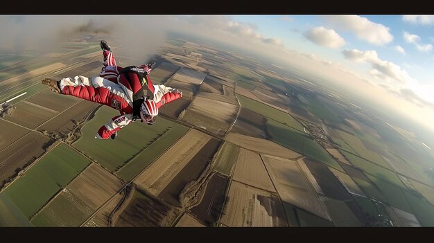 Adembenemend skydiving avontuur