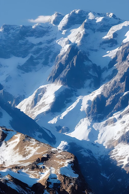 Adembenemend uitzicht op de bergen van de Alpen