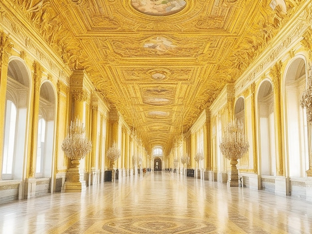 Adembenemende schoonheid van het paleis van Versailles in Frankrijk