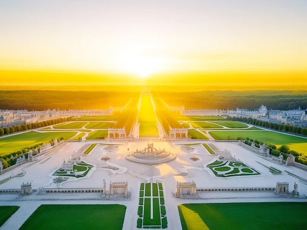 Adembenemende schoonheid van het paleis van Versailles in Frankrijk