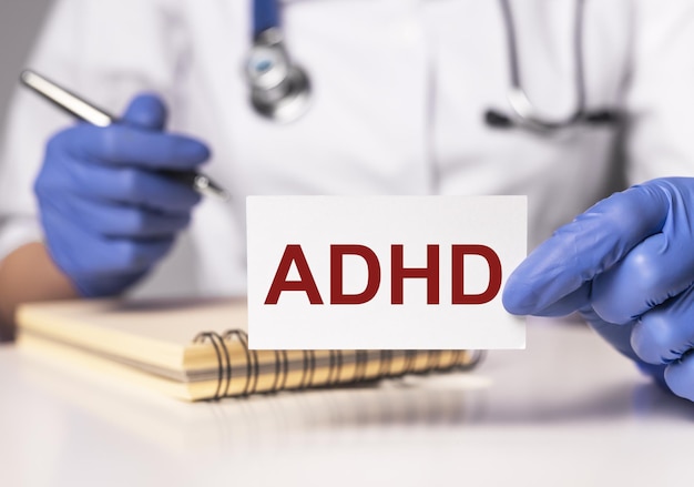 Foto adhd afkorting woord attention deficit disease