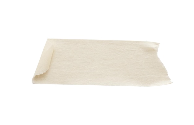 사진 흰색 배경에 고립 된 접착 종이 테이프