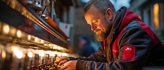 Photo adjusting the home's heating system