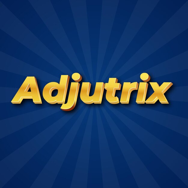 Adjutrix text effect gold jpg attractive background card photo confetti