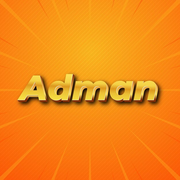 Adman text effect gold jpg attractive background card photo confetti