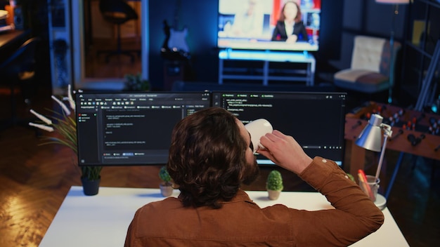 Admin using javascript coding language to fortify IT security