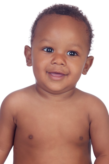 Photo adorable african baby smiling