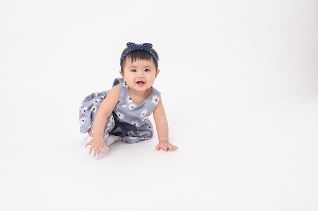 Adorable Asian baby girl