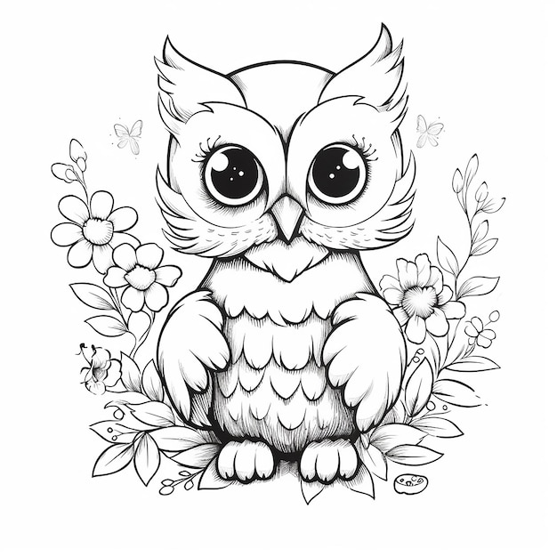 Adorable Baby Animals Coloring Page