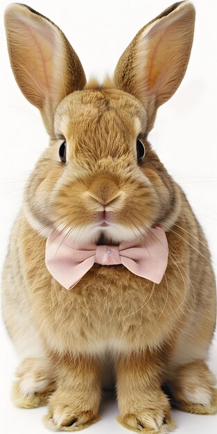 Photo adorable bunny with bow