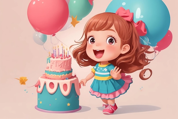 Adorable Cartoon Birthday Party