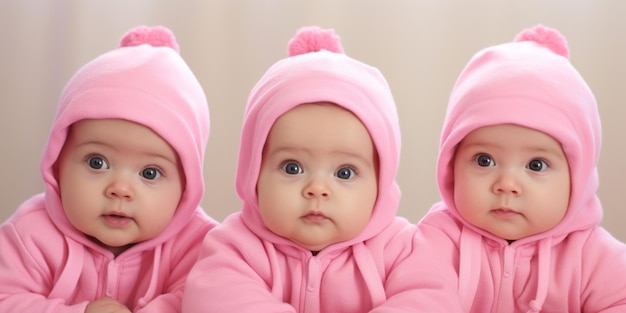 Photo the adorable and charming twin babies