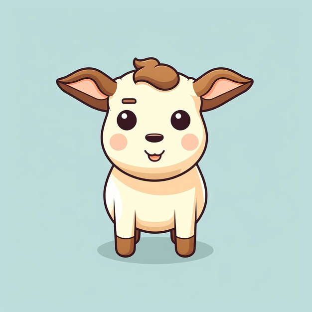 adorable cow character