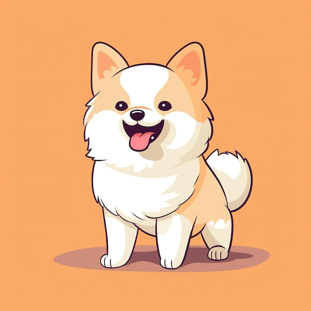 adorable dog character