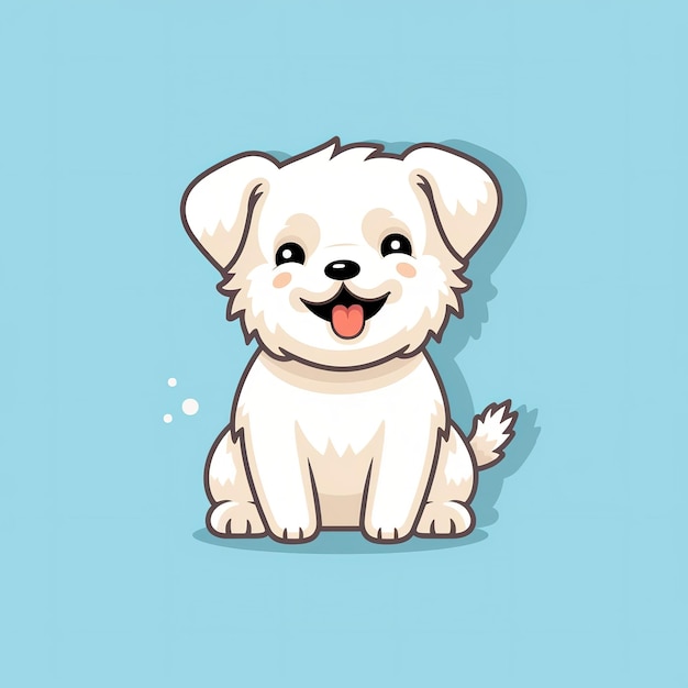 Adorable dog character