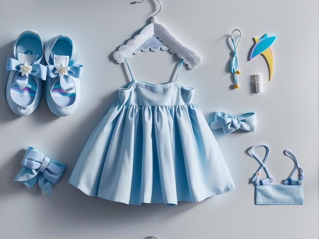 Adorable Dress for Baby Girl Dressing Up in Style