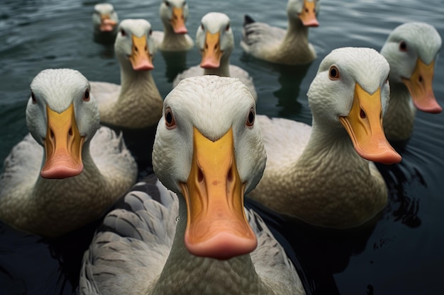 Adorable Ducklings Waddle