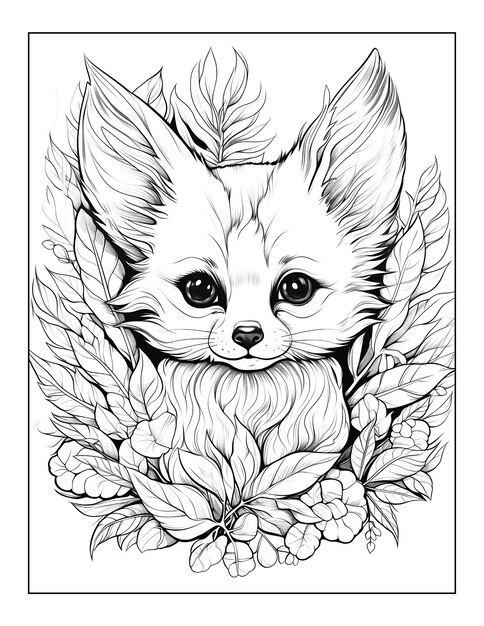 Adorable Fantasy Animals Coloring Pages