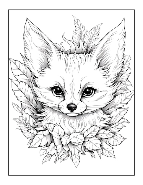 Adorable Fantasy Animals Coloring Pages