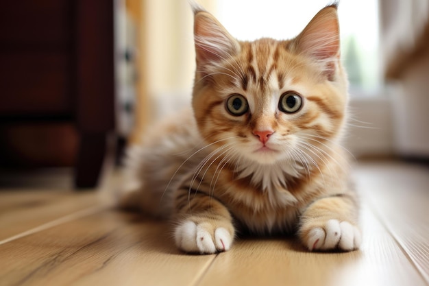 Adorable Feline Charm A Captivating Photograph of a Cute Cat