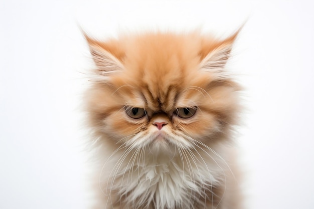 Adorable Grumpy Kitten Generative Ai