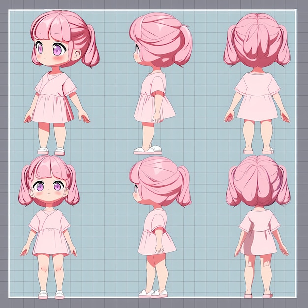 Base Mesh Female 3D Characters