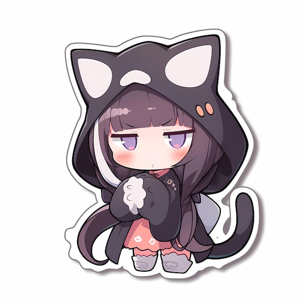 Anime Menhera chan sad why | Sticker