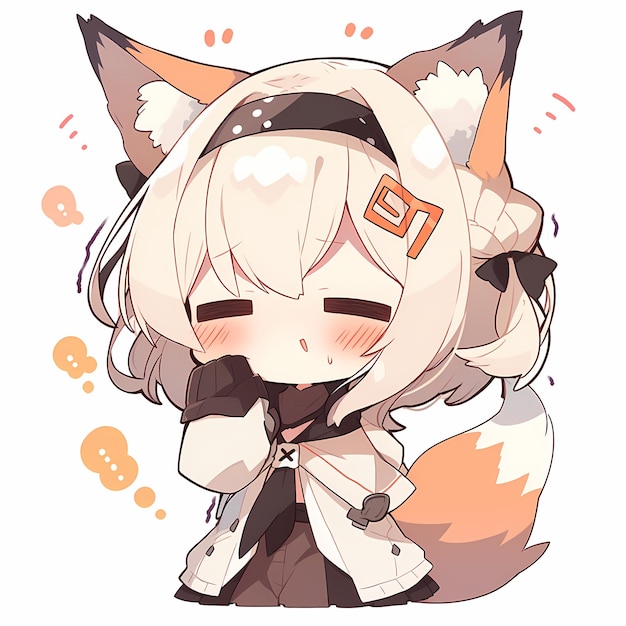 cute anime wolf girl