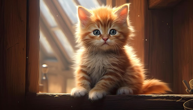 adorable kitten