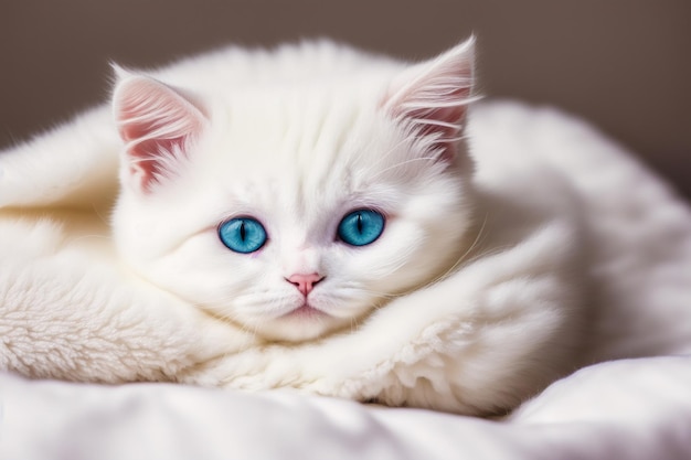 Очаровательный маленький котенок Приключения милого маленького котенка Генеративный ИИ