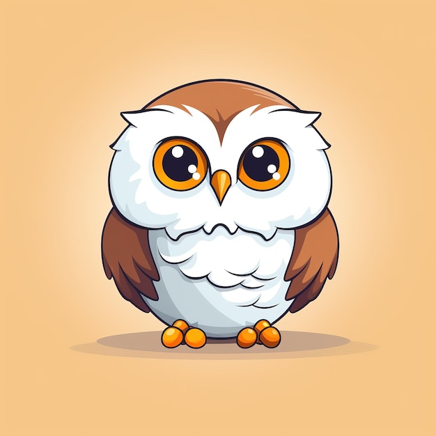 Adorable owl character