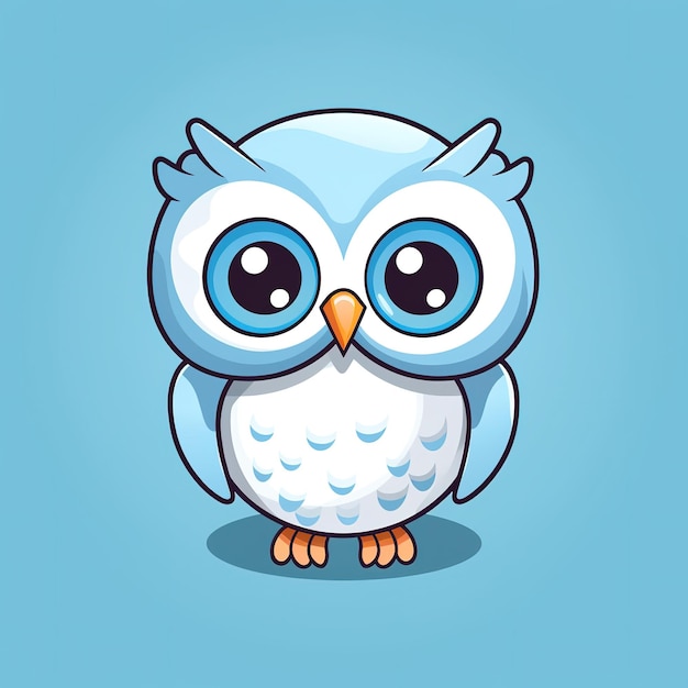 adorable owl character