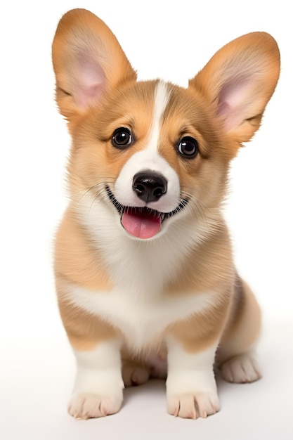 Adorable Pembroke Welsh Corgi Puppy Portrait