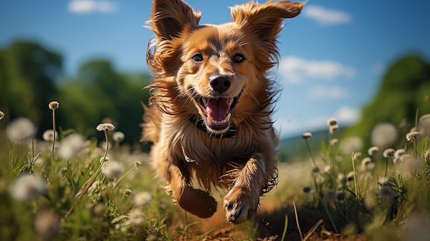 遊ぶ愛らしい子犬