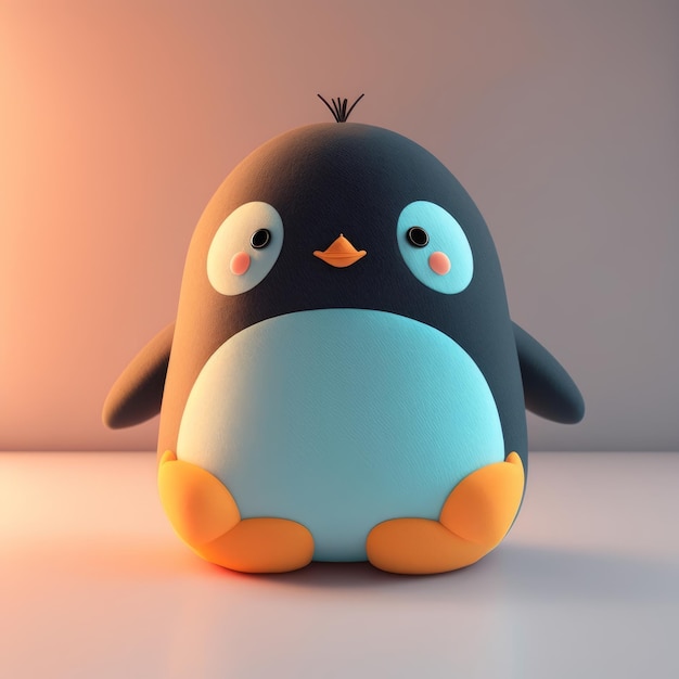Очаровательный мягкий пингвин — идеальная плюшевая игрушка для всех возрастов