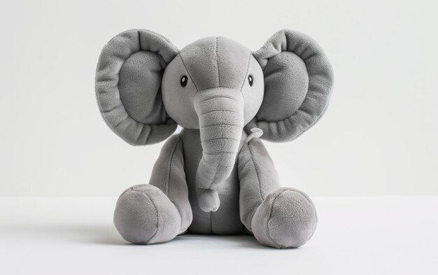 Photo adorable stuffed elephant